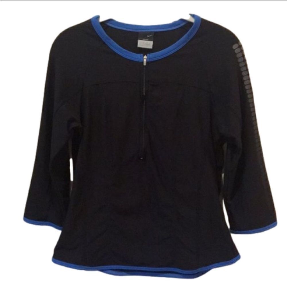 NIKE BLACK PULLOVER